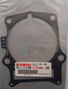 Product image: Yamaha - 1S3113510000 - GASKET, CYLINDER 