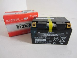 Product image: Yamaha - 5VY821000000 - BATTERY ASSY (YUASA YTZ10S) 