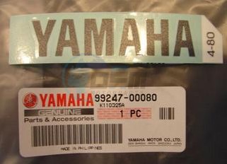 Product image: Yamaha - 992470008000 - EMBLEM YAMAHA MY04 FOR SILVER S3 & MY05  0
