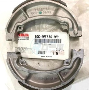 Product image: Yamaha - 1GCWF536W000 - BRAKE SHOE SET 