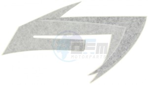 Product image: Aprilia - 859858 - .RH STICKER 