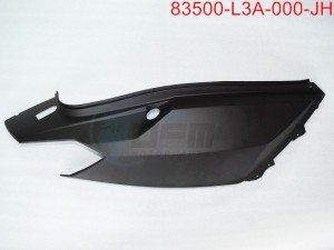 Product image: Sym - 83500-L3A-000-JH - R. BODY COVER 