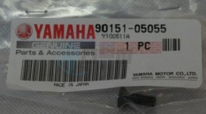 Product image: Yamaha - 901510505500 - SCREW, COUNTERSUNK(3AC) 