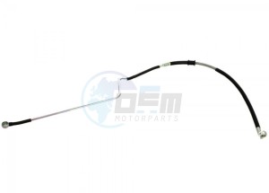 Product image: Piaggio - 601740 - BRAKE HOSE LEFT(LINK-BRAKE CALIPER) 