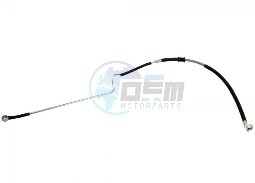 Product image: Piaggio - 601740 - BRAKE HOSE LEFT(LINK-BRAKE CALIPER)  0