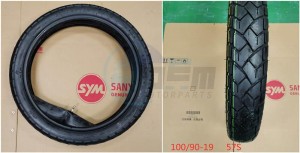 Product image: Sym - 44710-NH1-000 - FR. TIRE 