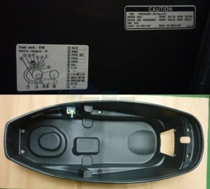 Product image: Sym - 8125A-LAH-000-KA - LUGGAGE BOX ASSY(BK-001U) 