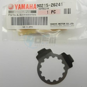 Product image: Yamaha - 902152624100 - WASHER, LOCK 