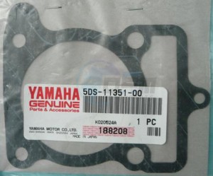 Product image: Yamaha - 5DS113510000 - GASKET, CYLINDER 