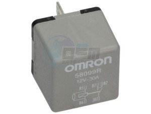 Product image: Vespa - 641933 - Relay with resistance 12V-30A  