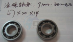 Product image: Sym - 91003-BE2-A00 - BALL BEARING(CJB 6204/P53) 