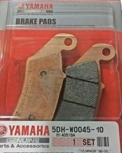 Product image: Yamaha - 5DHW00451000 - BRAKE PAD KIT 