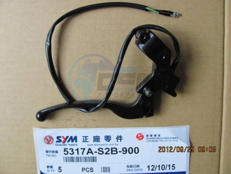 Product image: Sym - 5317A-S2B-900 - L.STEERING HANDL LEVER  0