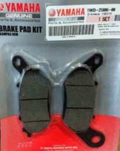 Product image: Yamaha - 1WD258060000 - BRAKE PAD KIT 2 