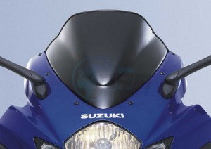 Product image: Suzuki - 990D0-02H50-00K - DOUBLE BUBBLE SCREEN 