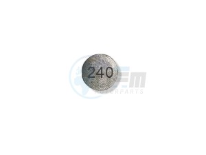 Product image: Sym - 14732-TL1-000-240 - TAPPET SHIM (T: 2.40 MM) 