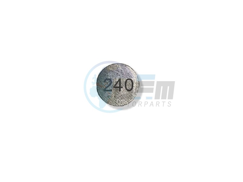 Product image: Sym - 14732-TL1-000-240 - TAPPET SHIM (T: 2.40 MM)  0