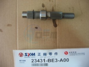 Product image: Sym - 23431-BE3-A00 - FINAL SHAFT 