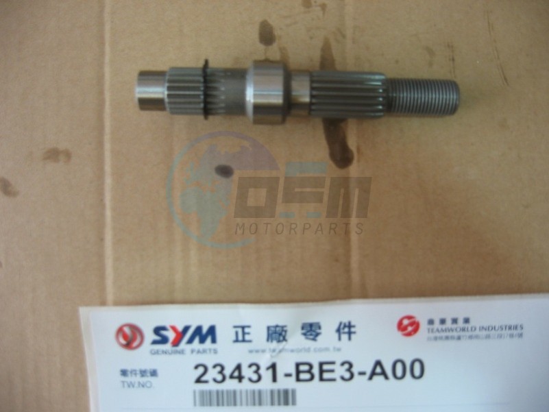 Product image: Sym - 23431-BE3-A00 - FINAL SHAFT  0