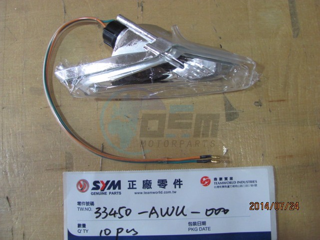 Product image: Sym - 33450-AWU-000 - FR. L. WINKER  0