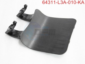 Product image: Sym - 64311-L3A-010-KA - FUEL CAP LID(BK-001U) 