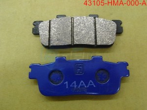 Product image: Sym - 43105-HMA-000-A - RR. BRAKE PAD SET(2PCS/1SET) 