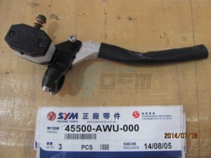 Product image: Sym - 45500-AWU-000 - FR M/C ASSY 