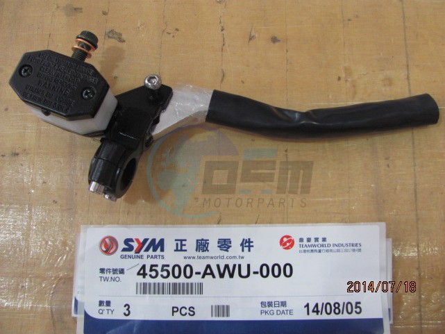 Product image: Sym - 45500-AWU-000 - FR M/C ASS'Y  0