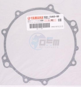 Product image: Yamaha - 5GH154630000 - GASKET, CARBURETOR COVER 2 