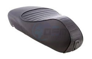 Product image: Vespa - 1B004482000C2 - Saddle assembly matt black 