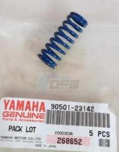 Product image: Yamaha - 905012314200 - SPRING,COMPRESSION 2561633310 