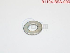 Product image: Sym - 91104-B9A-000 - PLAIN WASHER 10MM 