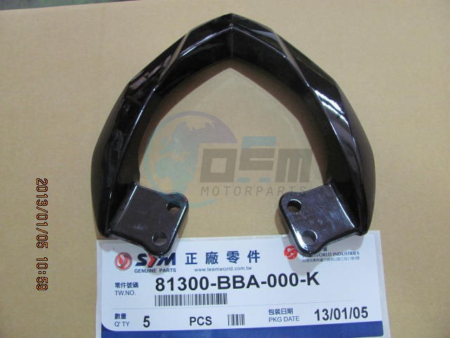 Product image: Sym - 81300-BBA-000-K - RR.CARRIER BK001C  0