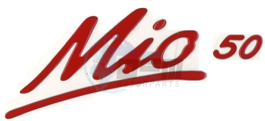 Product image: Sym - 87128-A70-000-T5 - MIO 50 STICKER RED  0