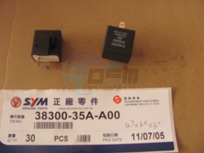 Product image: Sym - 38300-35A-A00 - WINKER RELAY ASSY  1