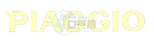 Product image: Vespa - CM0004020036 - Piaggio Plate 