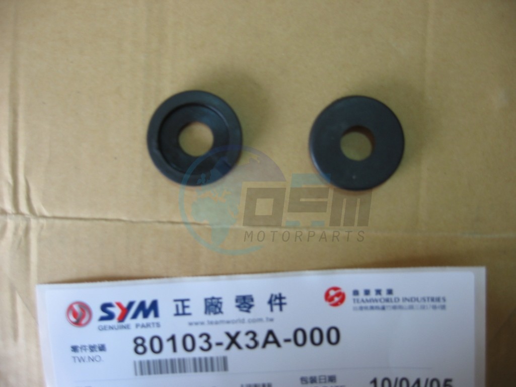 Product image: Sym - 80103-X3A-000 - BODY COVER RUBBER  0