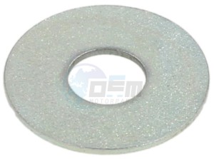 Product image: Piaggio - 097733 - Washer x silencer protection(5,2X14X0,6) 