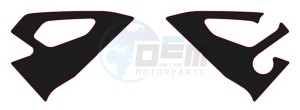 Product image: Suzuki - 990D0-23K05-BLK - HEEL PLATE PROT.STICKER BLACK 