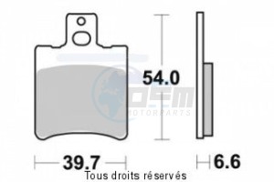 Product image: Sifam - S1064N - Brake Pad Sifam Sinter Metal   S1064N 