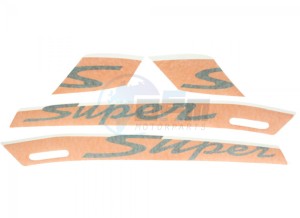 Product image: Vespa - 67333600A4 -  """""Super"""" label kit"" " 