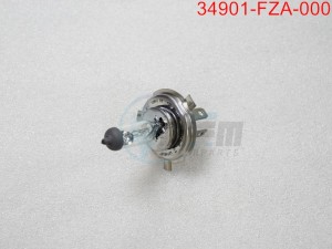 Product image: Sym - 34901-FZA-000 - HEAD LIGHT BULB(H17/35W) 