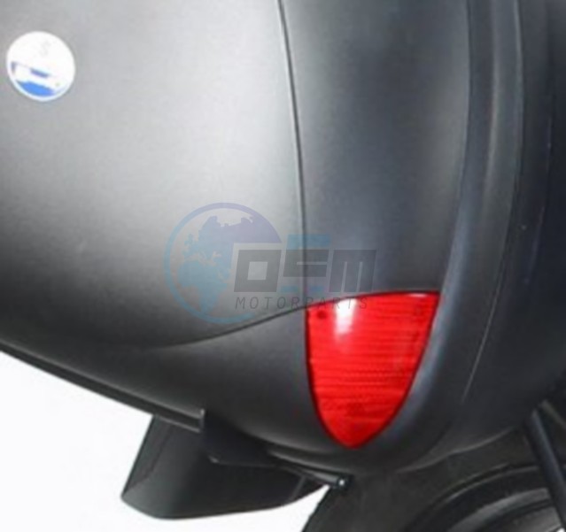 Product image: Suzuki - 997SO-406RW-0RH - WITTE REFLECTOR VOOR RECHTER-SIDE CASE  0