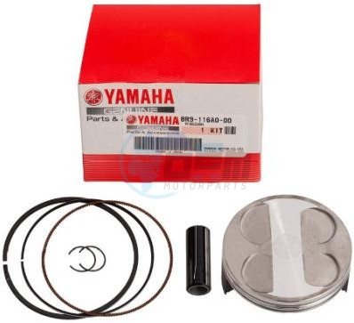 Product image: Yamaha - BR9116A00000 - PISTON ASSY  0