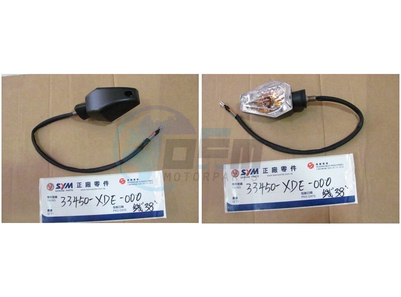 Product image: Sym - 33450-XDE-000 - FR.L.WINKER ASSY  0