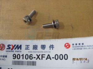 Product image: Sym - 90106-XFA-000 - SPECIAL BOLT 