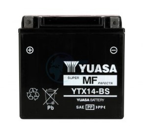 Product image: Sym - 1Y01REA01-Y - BATTERY YTX14BS 