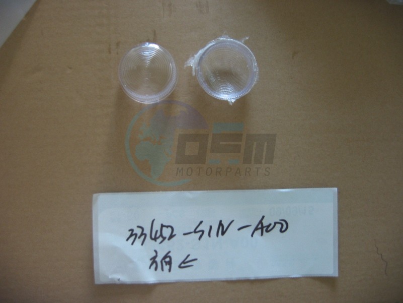 Product image: Sym - 33452-S1N-A00 - L.FR.WINKER LIGHT LENS  0