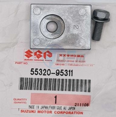 Product image: Suzuki - 55320-95311 - Anodes  Zink for  DF 25-70(A) 150/300/350  0