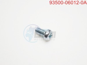 Product image: Sym - 93500-06012-0A - PAN SCREW 6X12 